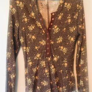 Free People One of the Girls Henley